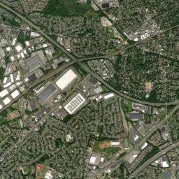 Metuchen High Resolution Satellite Map