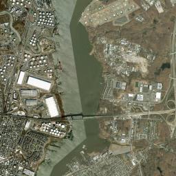 Charleston High Resolution Satellite Map