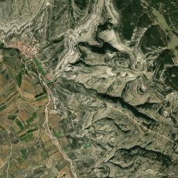 Fortanete High Resolution Satellite Map