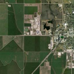 Gibson City High Resolution Satellite Map