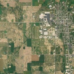 New Bremen High Resolution Satellite Map