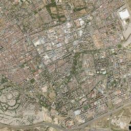 San Blas-Canillejas High Resolution Satellite Map