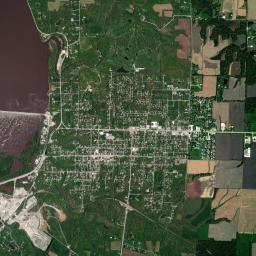 Hamilton High Resolution Satellite Map