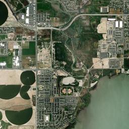 Saratoga Springs High Resolution Satellite Map