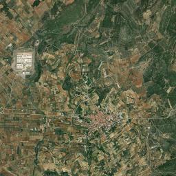 Albocàsser High Resolution Satellite Map