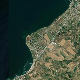 Lâpseki İlçesi High Resolution Satellite Map