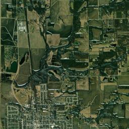 Heyworth High Resolution Satellite Map