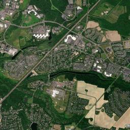 Plainsboro Center High Resolution Satellite Map