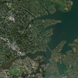 Little Silver High Resolution Satellite Map