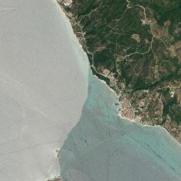 Ouranoupolis High Resolution Satellite Map