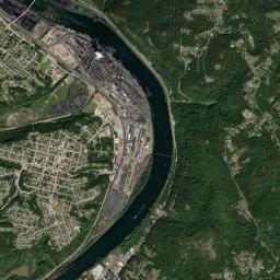 Clairton High Resolution Satellite Map