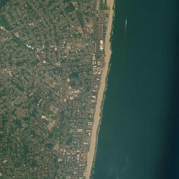 Long Branch High Resolution Satellite Map