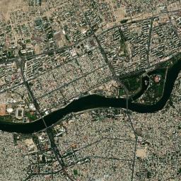 Khŭjand High Resolution Satellite Map
