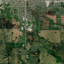 Frankfort High Resolution Satellite Map