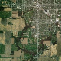 Elwood High Resolution Satellite Map