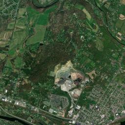 Stowe High Resolution Satellite Map