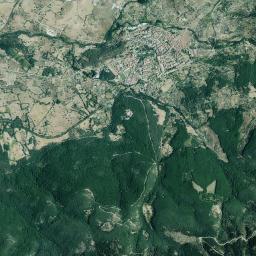 Hervás High Resolution Satellite Map