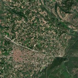 Velventós High Resolution Satellite Map