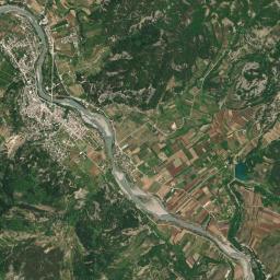 Përmet High Resolution Satellite Map