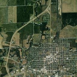 Clinton High Resolution Satellite Map