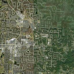 Powell High Resolution Satellite Map