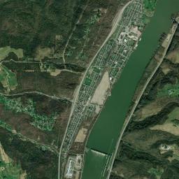 Yorkville High Resolution Satellite Map