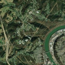 North Charleroi High Resolution Satellite Map