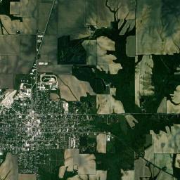 Rushville High Resolution Satellite Map