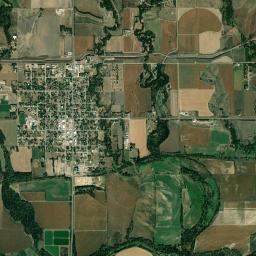 Franklin High Resolution Satellite Map