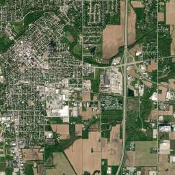 Greenville High Resolution Satellite Map