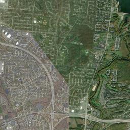 Huber Ridge High Resolution Satellite Map