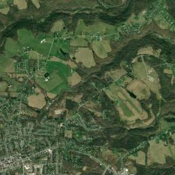 Saint Clairsville High Resolution Satellite Map