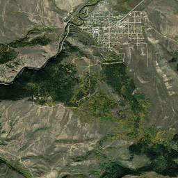 Hot Sulphur Springs High Resolution Satellite Map