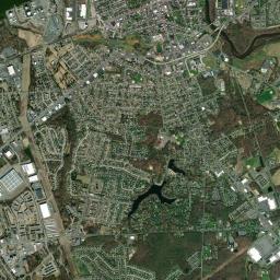 Burlington High Resolution Satellite Map