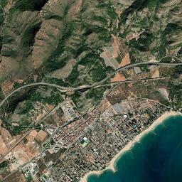 Benicàssim High Resolution Satellite Map