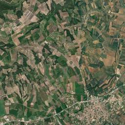 Kassándreia High Resolution Satellite Map