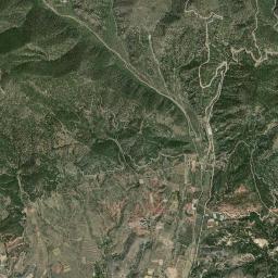 Sarıcakaya İlçesi High Resolution Satellite Map