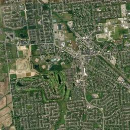 Hilliard High Resolution Satellite Map