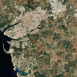 Ciutadella High Resolution Satellite Map