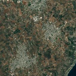 Andrano High Resolution Satellite Map