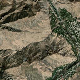 Shohimardon High Resolution Satellite Map