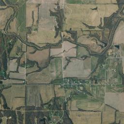 Aerial view of Fabius River