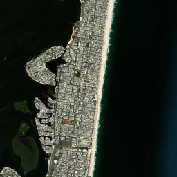 Seaside Heights High Resolution Satellite Map