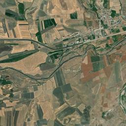 Köprüköy İlçesi High Resolution Satellite Map