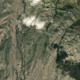 Aerial view of East Erickson mining district