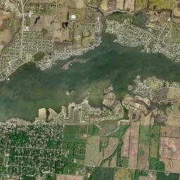 Buckeye Lake High Resolution Satellite Map