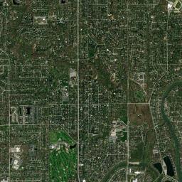 Meridian Hills High Resolution Satellite Map