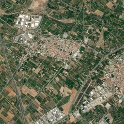 Alquerías del Niño Perdido High Resolution Satellite Map