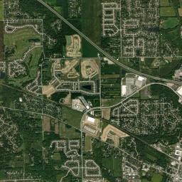 Brownsburg High Resolution Satellite Map