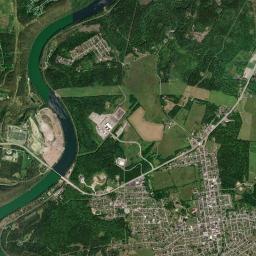 Masontown High Resolution Satellite Map